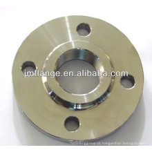 BS4504 PN16 aço carbono soldado pescoço rosca flange